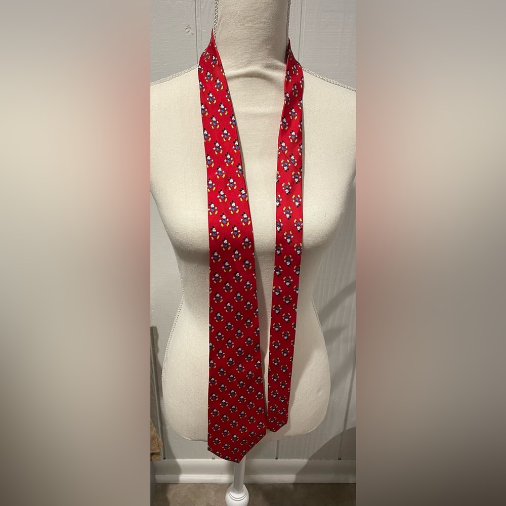 Disney Mickey Mouse Red Necktie
